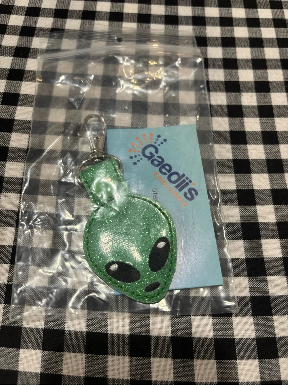Green Alien Keychain